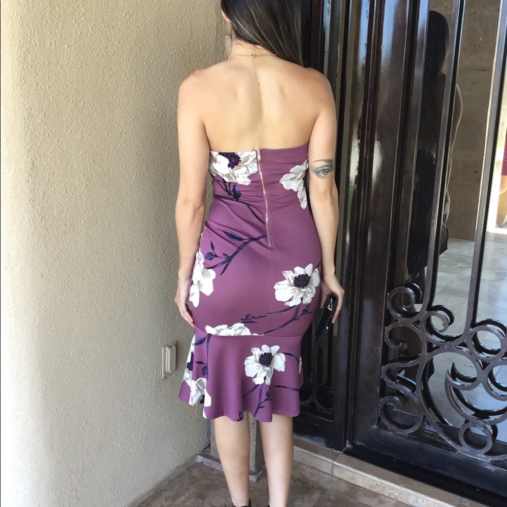 Strapless Dress~ Lilac~ Small Only-CLEARANCE - Picture 5 of 6